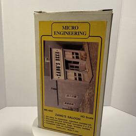 Me-602 Micro Engineering Ho Scale Zangs Salon Building Kit Me-602 Micro Engineering Ho Scale Zangs Salon Building Kit