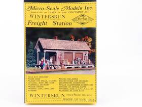 Ms-w010 Micro-scale Models Ho Craftsmen Le Kit #ms-w010 Wintersrun Freight Station