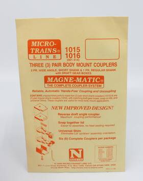 1016 Micro-trains 1015&1016 N Pair Body Mount Couplers 2 Of 3