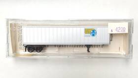45100010 Micro-trains N Atsf 45ft Fruehauf Van Trailer #207158 Ex/box