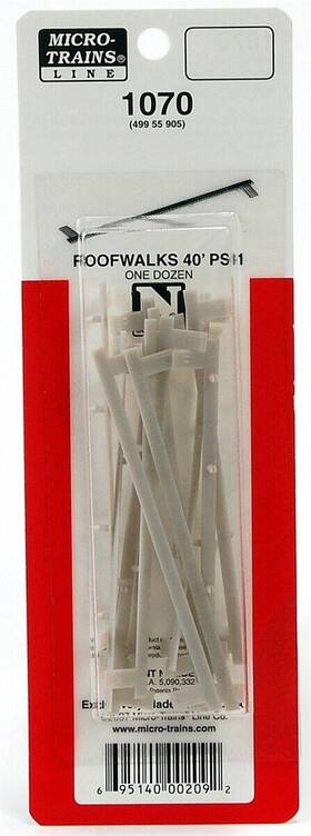 49955905 Micro-trains N 40ft Ps-1 Boxcar Roofwalk Pack Of 12