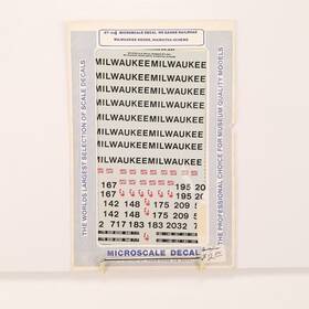 87-441 Microscale Ho Scale Milwaukee Hood Units Hiawatha Scheme Decals Open Vtg 87-441 Microscale Ho Scale Milwaukee Hood Units Hiawatha Scheme Decals Open Vtg