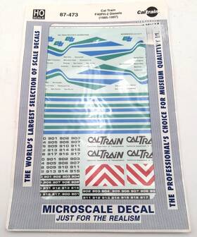 F4oph-2 Microscale 87-473 Cal Train Diesels 1985-1997