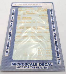 Microscale 87-489 Union Pacific 40ft And 50ft Box Cars - 1939-50