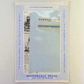 60-148 Microscale Decals N Scale Kansas City Southern Switchers