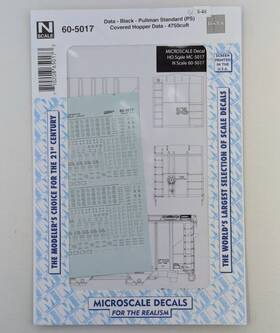 60-5017 Microscale Decals N Scale Data-black-ps Covered Hopper Data