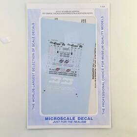 60-515 Microscale Decals N Scale 50ft Airslide Hoppers Rio Grande C And Nw Np