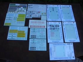 Microscale Decals Walthers 710208809649 Model Railroad Assorted And Signs- Ho Scale By