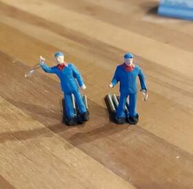 Mikros Corporation 326416859553 Wireless Willie Ho Scale Operating Lanternman Train Railroad Men