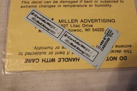 C-4808 Miller Ho Scale Decal Union Pacific Caboose Safety Slogans Decals #c-4808