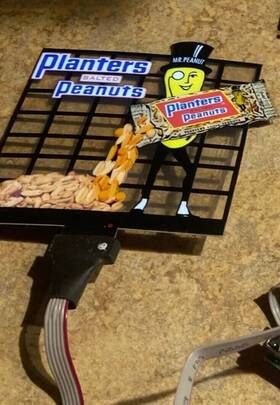 Sign-46 Miller Engineering 047776014787 Animated Planters Peanuts Neon Sign-train Set Patterns Lighting-4 Inch