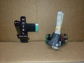 68822r Miller Engineering Hotel N Ho Scale Animated Sign Vertical Right