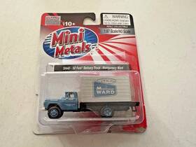 Scale-1960 Mini Metals 30440 Ho Ford Delivery Truck-mont. Ward-original Package- 9.95