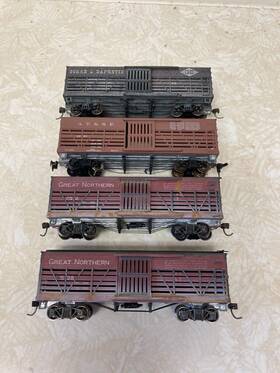 3260 Model Die Cast 3263/3265/3263/3260 36ft Cattle Cars Ho Scale 3260 Model Die Cast 3263/3265/3263/3260 36ft Cattle Cars Ho Scale