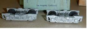 60-204n Model Die-casting Ho Commonwealth 4-wheel Passenger Trucks
