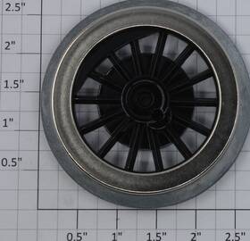 400e-69 Model Engineering Lionel Black Spoked 2-3/4 Inch Std. Gauge Steam Loco Gear Wheel