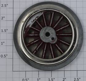 400e-95r Model Engineering Lionel Super Motor Red Spoked Geared Wheel