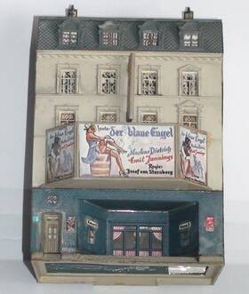 1537 Model Power 002235076696 N Scale Building Theater #1537 Movie Built And Weathered