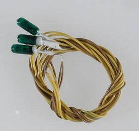 Model Power 037135003835 383 14 Volt Green Gow Light Bulbs Pack Of 3 10