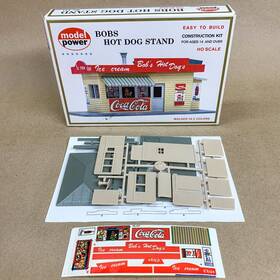 Model Power 037135004412 Bobs Hot Dog Stand 441 Ho Scale Construction Kit