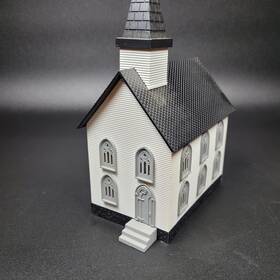 Model Power 037135005822 582 Ho Scale Church Built-up Lighted Model Power 037135005822 582 Ho Scale Church Built-up Lighted