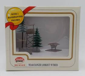Model Power 037135006447 644 Ho Ranger Lookout With Trees Ln/box
