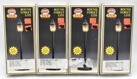 Model Power 037135009844 Lot Of 4 Lgb G Scale Round Street Light #984 - Open Box