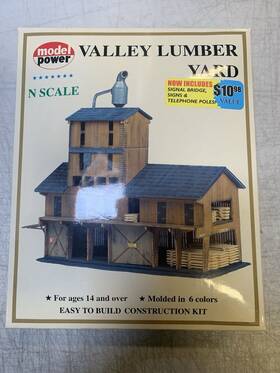 Model Power 037135015654 1565 N Valley Lumber Yard Model Power 037135015654 1565 N Valley Lumber Yard