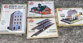 1554 Model Power Lot 4 N Scale Buildings