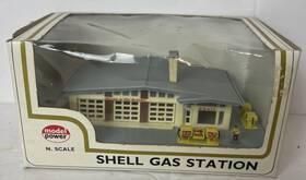 7404-87 Model Power N Scale Shell Gas Station #7404-87