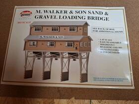 Ho-105 Model Power Ho Scale No. 300 M.walker And Son Sand Gravel Loading Bridge Free Sh