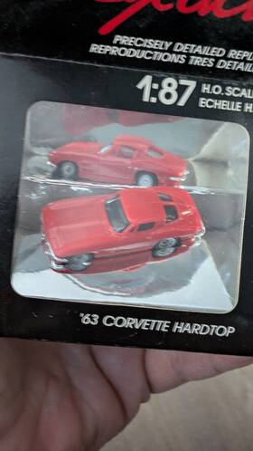 Ft63 Monogram 076513020187 Vintage 1989 Mini Exacts 1 87 Ho Scale Red Corvette Hardtop Unused Ft63 Monogram 076513020187 Vintage 1989 Mini Exacts 1 87 Ho Scale Red Corvette Hardtop Unused