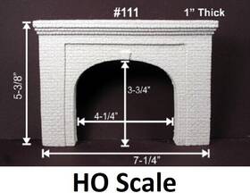 Mon-111 Monroe Models Ho Scale - Tunnel Portal Cut Stone Double Track Mon-111 Monroe Models Ho Scale - Tunnel Portal Cut Stone Double Track