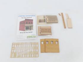 Hoss-02 Monster Model Works Ho Starter Structures Kit Two Story Storefront