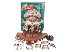 27911 Mr. Christmas Holiday Around The Carousel Ex/box