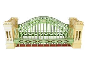 10-1015 Mth Standard Gauge Large Tinplate Hellgate Bridge #300 Ex