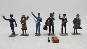 10-4016 Mth Lionel Standard Gauge #550 Die-cast Station Figure Set Of 6