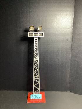 11-90034 Mth Lionel Standard Gauge . Red Base #92 Floodlight Tower