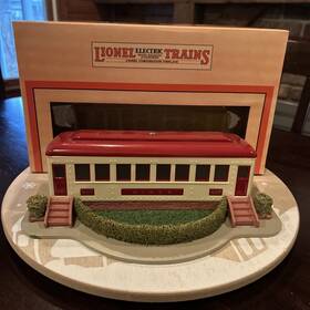11-90100 Mth Lionel 442 Tinplate Diner Ivory/red Lighted