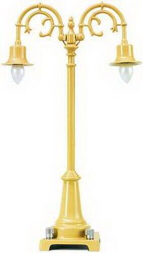 30-1096 Mth O #54 Cream Die-cast Lamp Set Pack Of 2 Ln/box