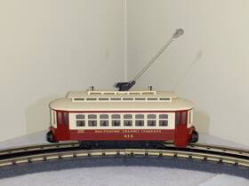 30-4027 Mth Railking Baltimore Bump-n-go Trolley Streetcar 414 O-gauge Lionel