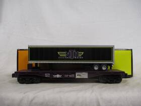 30-76561 Mth Railking Mthrrc - 2013 Flat Car With Trailer O Gauge