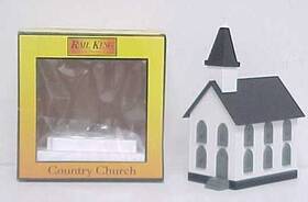 30-9002 Mth O Gauge White Country Church With Gray Roof And Shutters #5 Ex/box