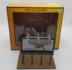 30-90029 Mth O John Deere Lighted Billboard Ln/box