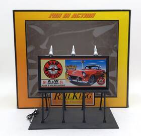 30-90058 Mth A&w Root Beer Lighted Billboard Ex/box