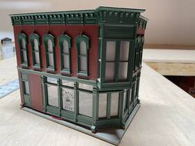 30-90061 Mth O Gauge Train Coffee Shop Corner Building Customized