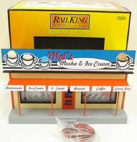 30-90260 Mth Mels Mocha And Ice Cream Road Side Stand Ln/box