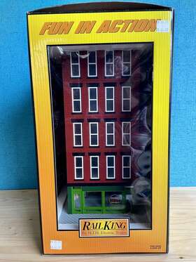 30-90278 Mth Railking By M.t.h Trains York Avenue 5 Story Hotel With Blinking Sign