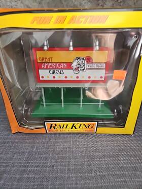 30-90287 Mth 30-9131 O Operating Circus Billboard Nib 30-90287 Mth 30-9131 O Operating Circus Billboard Nib