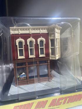 30-90353 Mth Amazing Condition Rail King Corner Building Taylor S Video Studio #30-90353